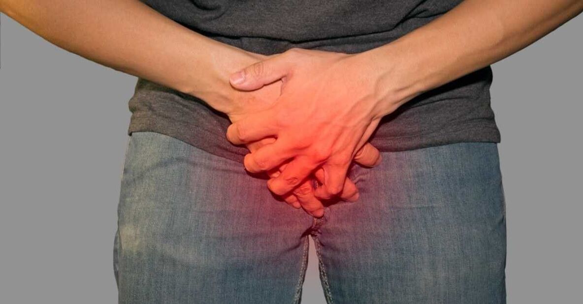 Dolor en la ingle durante la descarga patológica